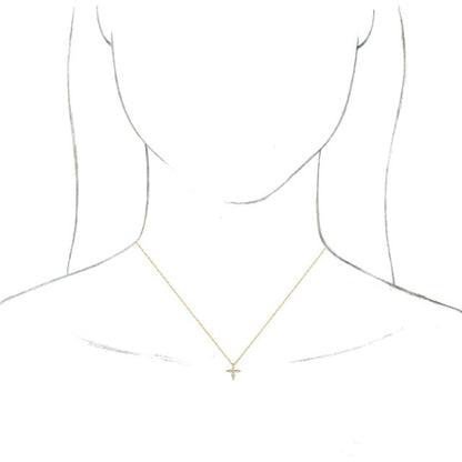 14k-yellow-1/6-ctw-natural-diamond-cross-pendant