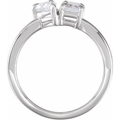 14k-yellow-1-ctw-lab-grown-diamond-two-stone-ring