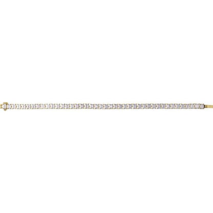 14k-yellow-10-1/2-ctw-lab-grown-diamond-line-7"-bracelet