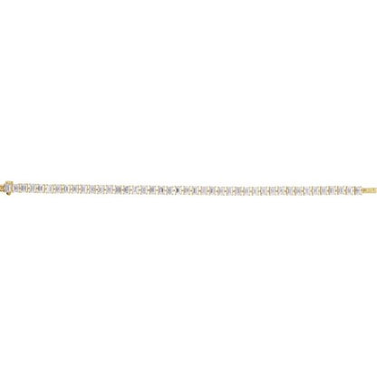 14k-yellow-10-1/2-ctw-lab-grown-diamond-line-7"-bracelet