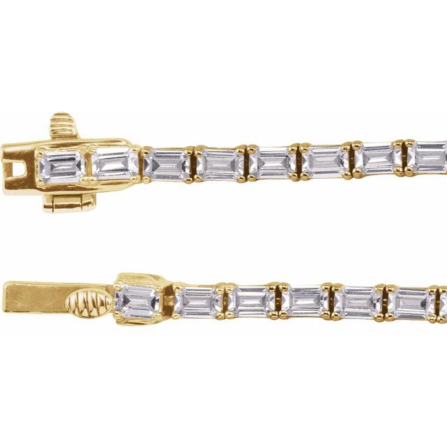 14k-yellow-11-3/4-ctw-lab-grown-diamond-line-16"-necklace