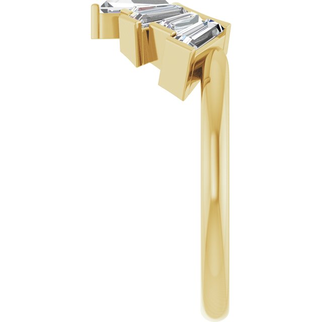 14k-yellow-3/4-ctw-lab-grown-diamond-contour-band