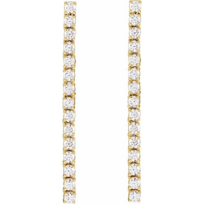 14k-yellow-3/4-ctw-lab-grown-diamond-earrings