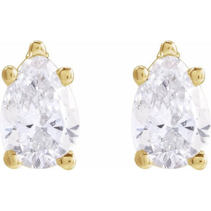 14k-yellow-3/8-ctw-lab-grown-diamond-earrings