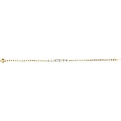 14k-yellow-4-5/8-ctw-lab-grown-diamond-line-7"-bracelet