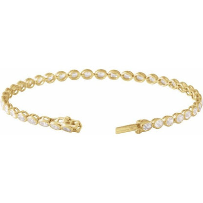 14k-yellow-4-9/10-ctw-lab-grown-diamond-line-7"-bracelet