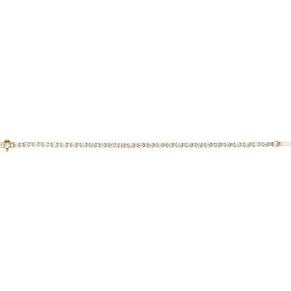 14k-yellow-5-1/2-ctw-lab-grown-diamond-line-7"-bracelet