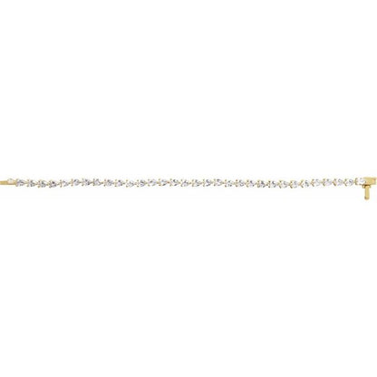 14k-yellow-6-1/2-ctw-lab-grown-diamond-line-7"-bracelet