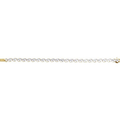14k-yellow-9-1/2-ctw-lab-grown-diamond-line-7"-bracelet