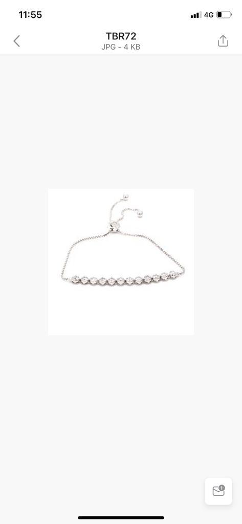 14K Yellow Gold Round Cut Lab Grown Diamond Channel Set Dainty Cluster Party Wear Bracelet - HIGHCARAT DIAMONDS