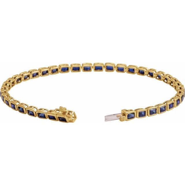 14k-yellow-lab-grown-blue-sapphire-line-7"-bracelet