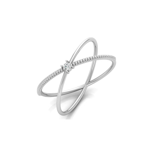 14KT Solid Gold Twisted Women's Ring For Her Perfect Fit For Any Finger - HIGHCARAT DIAMONDS