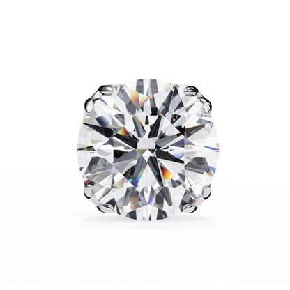 2.57Ct Round Cut Diamond Antique Vintage Delicate Art Deco Minimalist Cluster Stud Earring For Women's