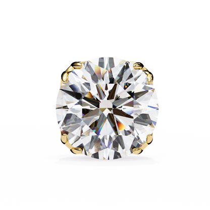 2.57Ct Round Cut Diamond Antique Vintage Delicate Art Deco Minimalist Cluster Stud Earring For Women's