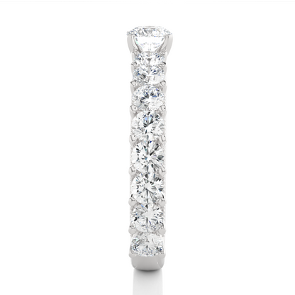 14k Rose Gold Round Cut Lab grown Women Diamond Ring 2.53 CT Round classic look - HIGHCARAT DIAMONDS