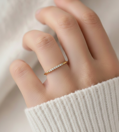 Round And Baguette Cut Open Cuff Ring New Collection Diamond Gift Of Elegance Pave