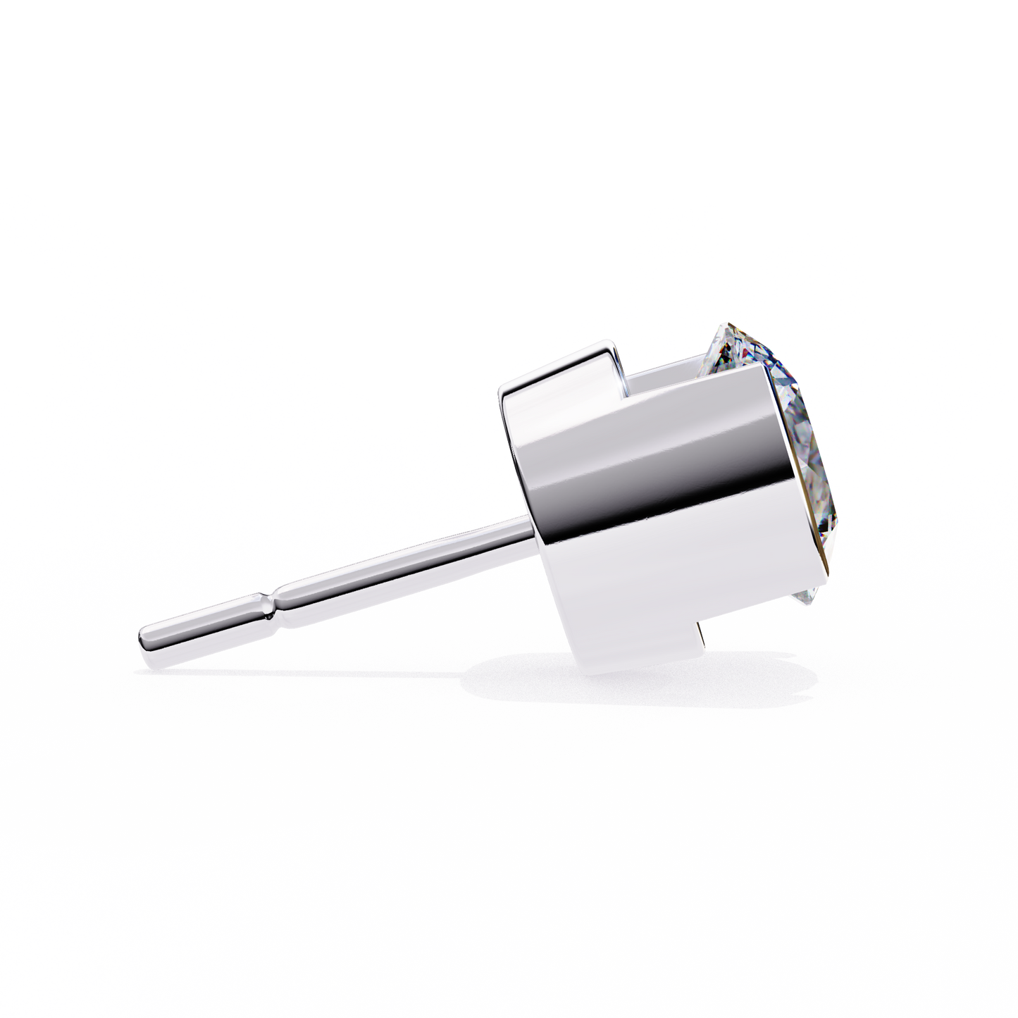 2.57Ct Round Cut Lab Grown Diamond Antique Elegant Minimalist Vintage Stud Earring Special Day Gift For Her