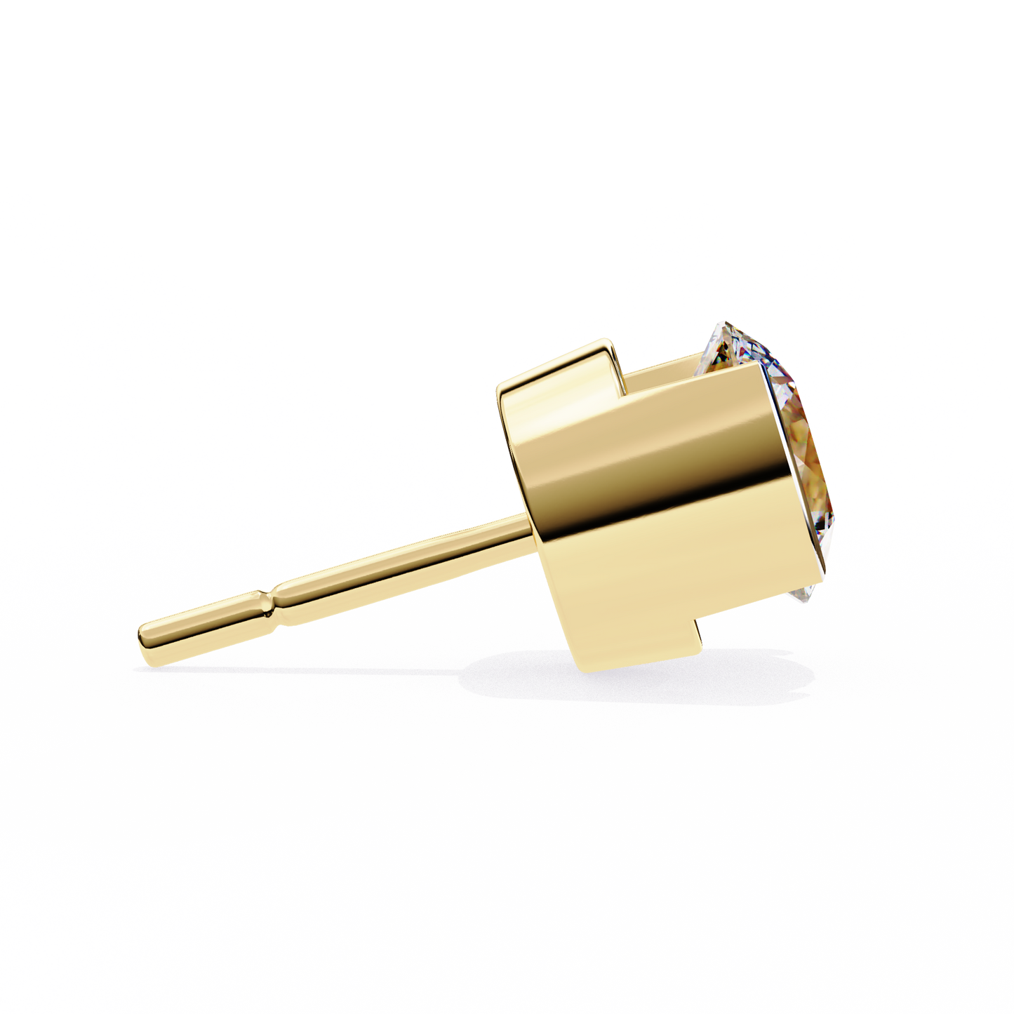 2.57Ct Round Cut Lab Grown Diamond Antique Elegant Minimalist Vintage Stud Earring Special Day Gift For Her