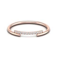 Natural Or Lab Grown Diamond Band For Her In 18K Solid Gold Enhanced Sparkle With A Classic Touch - HIGHCARAT DIAMONDS