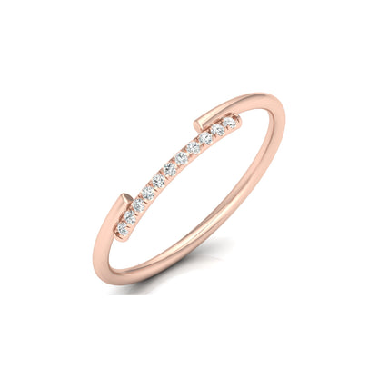 Natural Or Lab Grown Diamond Band For Her In 18K Solid Gold Enhanced Sparkle With A Classic Touch - HIGHCARAT DIAMONDS