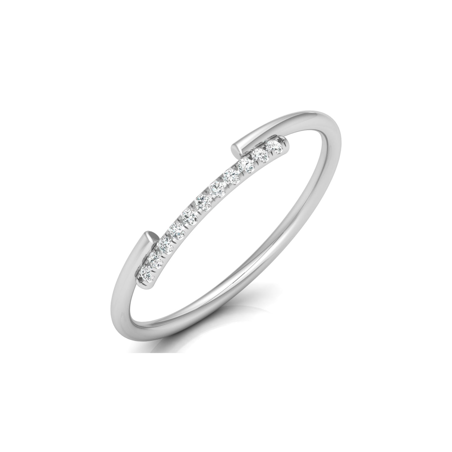 Natural Or Lab Grown Diamond Band For Her In 18K Solid Gold Enhanced Sparkle With A Classic Touch - HIGHCARAT DIAMONDS