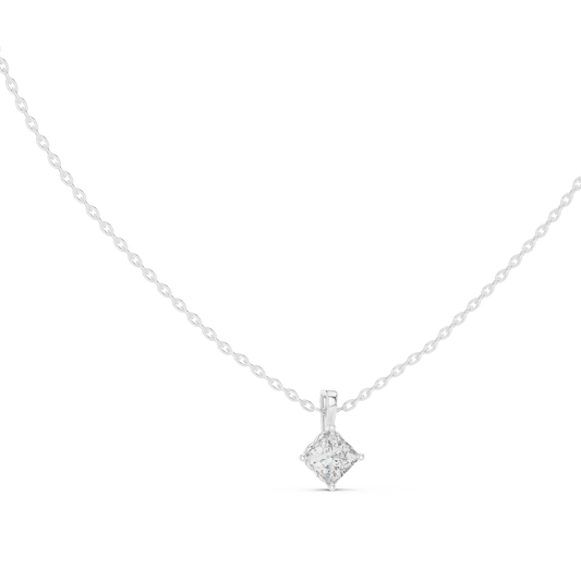 Colorless Labgrown Ecofriendly Sparkling Diamond Pendant In 14K Solid Yellow Gold - HIGHCARAT DIAMONDS