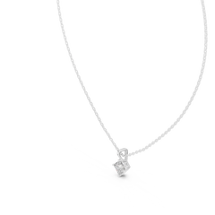Colorless Labgrown Ecofriendly Sparkling Diamond Pendant In 14K Solid Yellow Gold - HIGHCARAT DIAMONDS