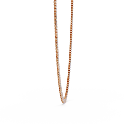18k Solid Gold Marquise Tennis Diamond Necklace - HIGHCARAT DIAMONDS
