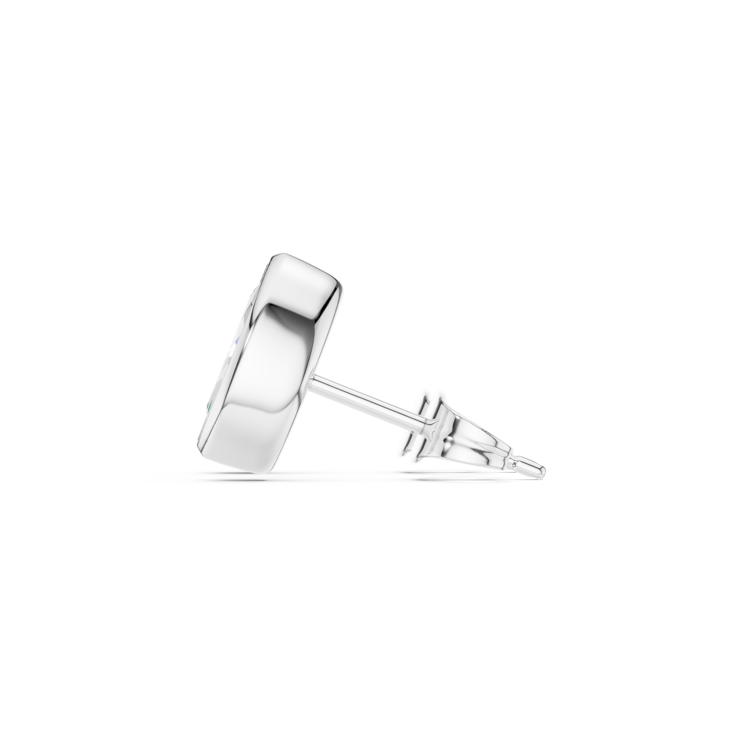 18k Solid Yellow Gold Marquise Cut 1.00Ct Lab Grown Diamond Art Deco Dainty Bezel Set Stud Earring - HIGHCARAT DIAMONDS