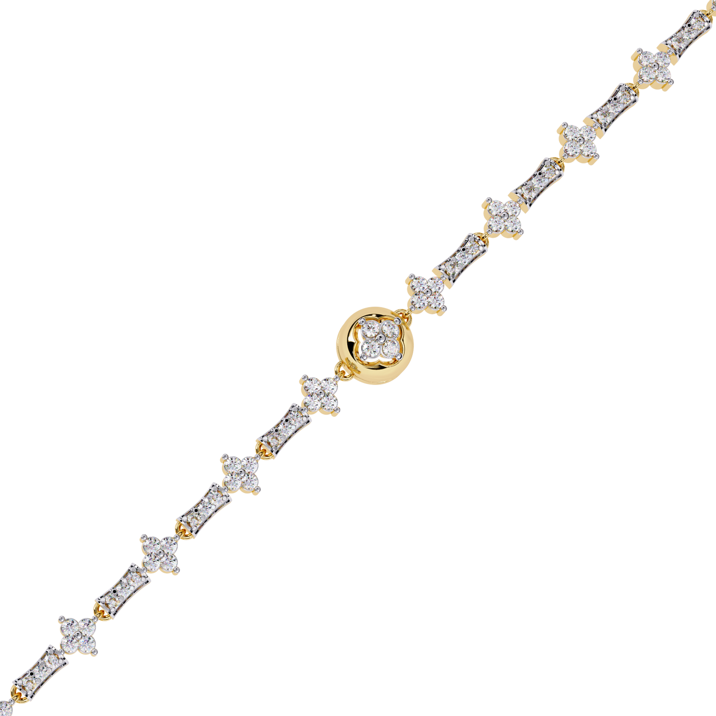 Round Cut Lab Grown Diamond Unique Delicate Classic Wedding Tennis Bracelet Gift For Women's