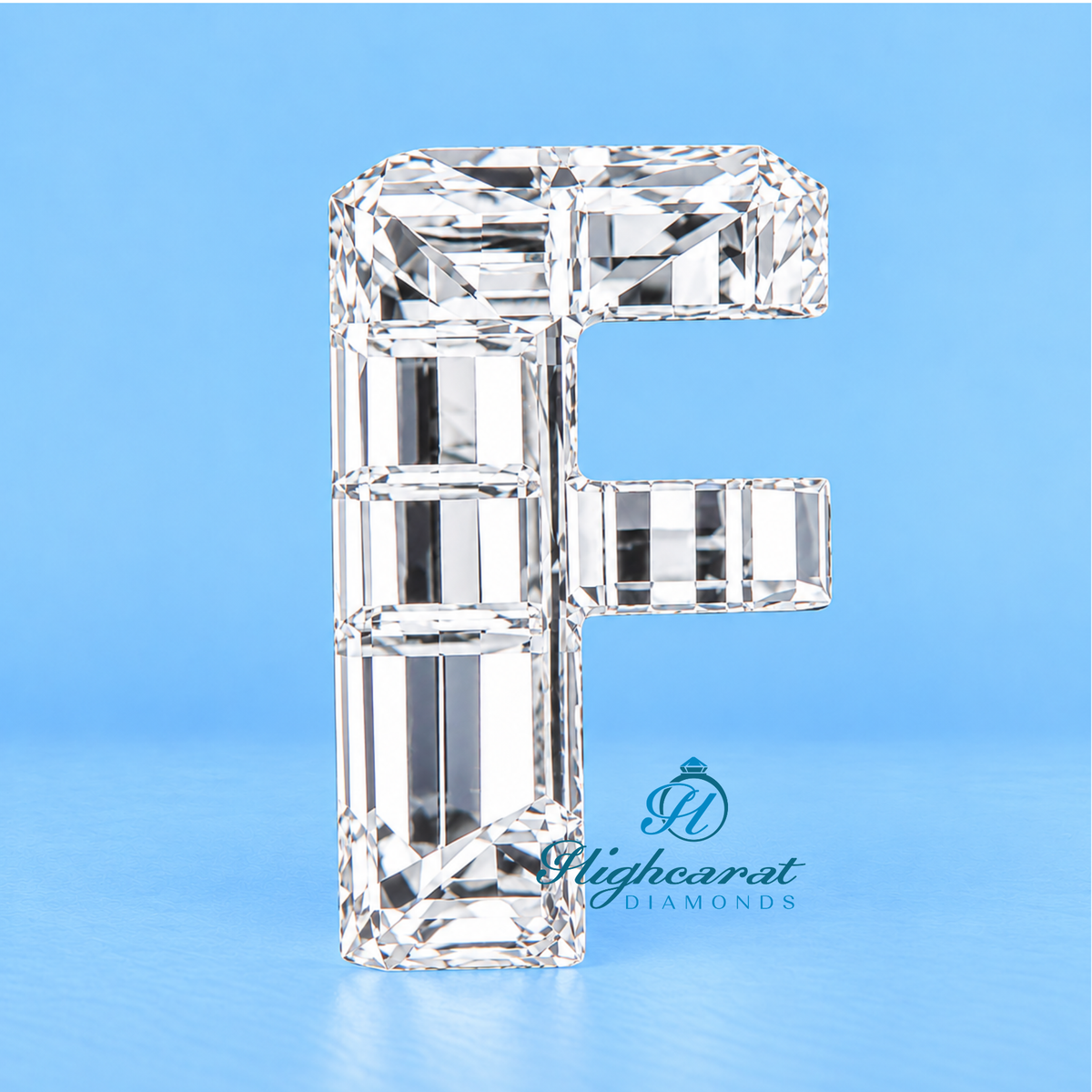 F Shape Step Cut Lab Grown Diamond