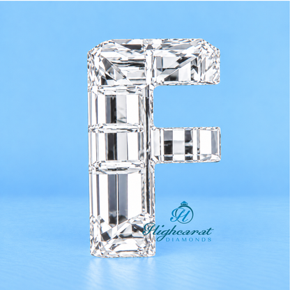 F Shape Step Cut Lab Grown Diamond