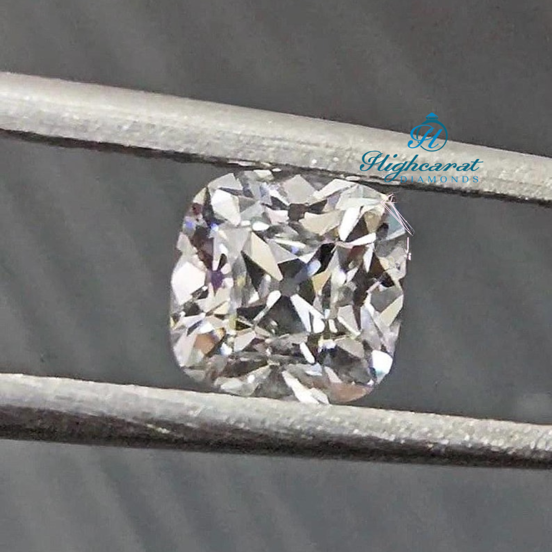 Old Mine Cushion Shape Top Grade Loose Diamond, Antique Lab Grown Statement Dainty Vintage Diamond Use For Custom Jewelry