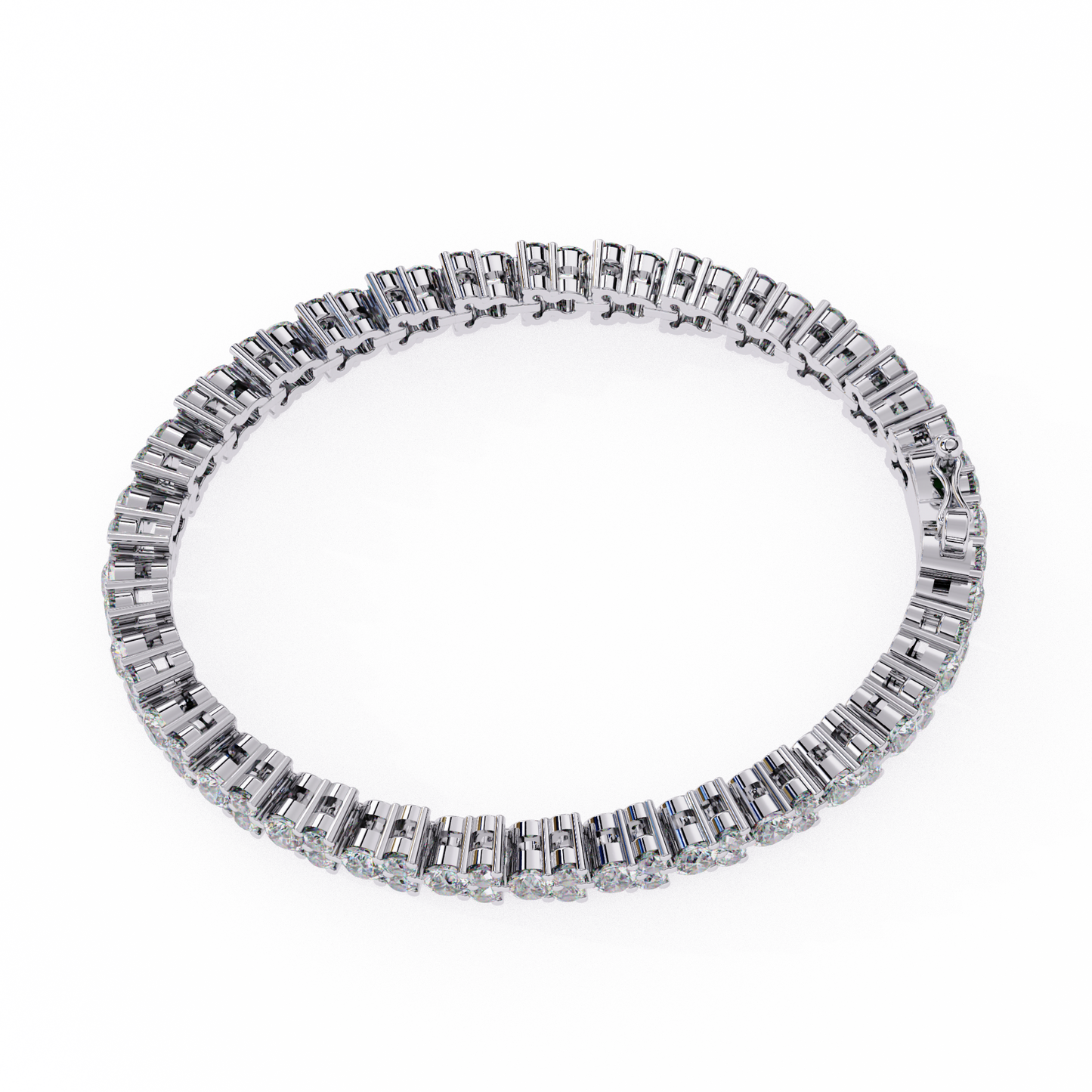 2.00Ct Round Cut High Quality Diamond Antique Delicate Three Stone Sparkling Bridesmaid Tennis Bracelet Gift For Her - HIGHCARAT DIAMONDS