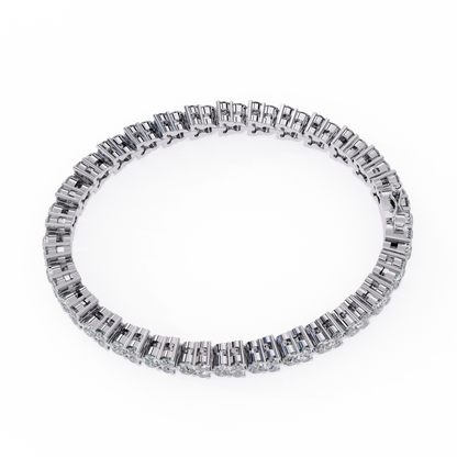 2.00Ct Round Cut High Quality Diamond Antique Delicate Three Stone Sparkling Bridesmaid Tennis Bracelet Gift For Her - HIGHCARAT DIAMONDS