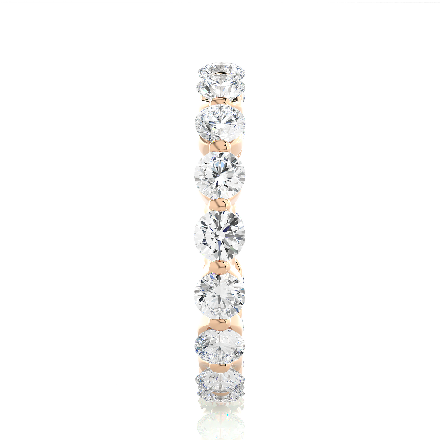 2.01 CT Round Natural & Lab Grown Diamond Very Classic Eternity Band Ring Perfect For Everyday Wear - HIGHCARAT DIAMONDS