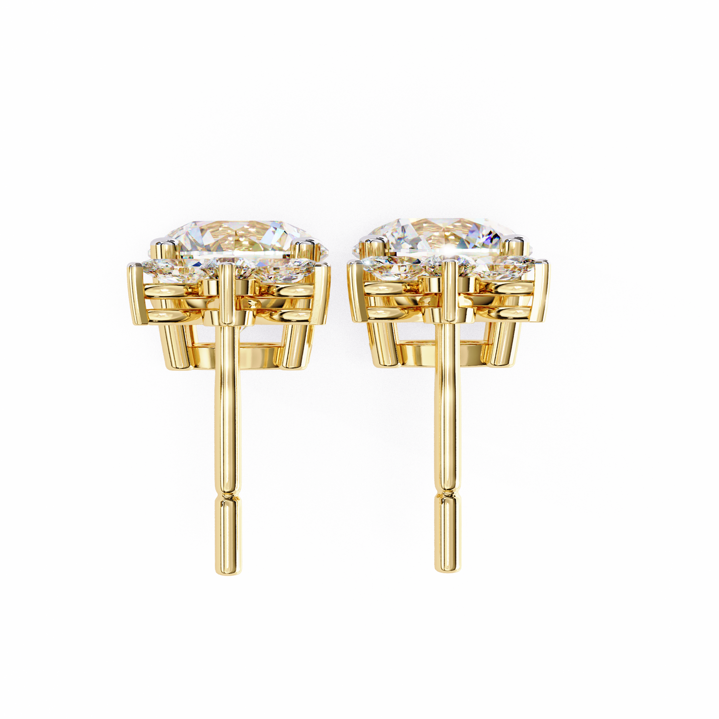 2.02Ct Marquise And Round Cut Lab Grown Diamond Classic Timeless Vintage Drop Earring, Annivrasry Gift For Her - HIGHCARAT DIAMONDS