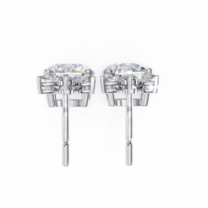 2.02Ct Marquise And Round Cut Lab Grown Diamond Classic Timeless Vintage Drop Earring, Annivrasry Gift For Her - HIGHCARAT DIAMONDS