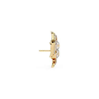 2.05 Ct Round Cut Lab Grown Diamond Minimalist Stunning Classic Stud Delicate  Earring Gift For Her