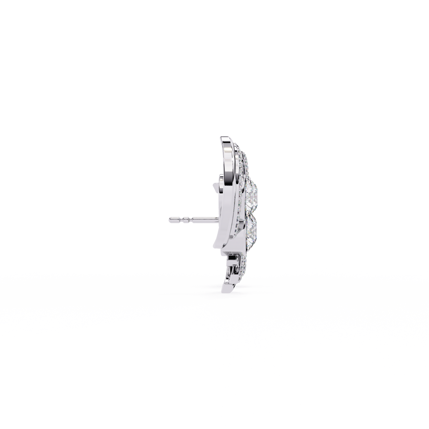 2.05 Ct Round Cut Lab Grown Diamond Minimalist Stunning Classic Stud Delicate  Earring Gift For Her