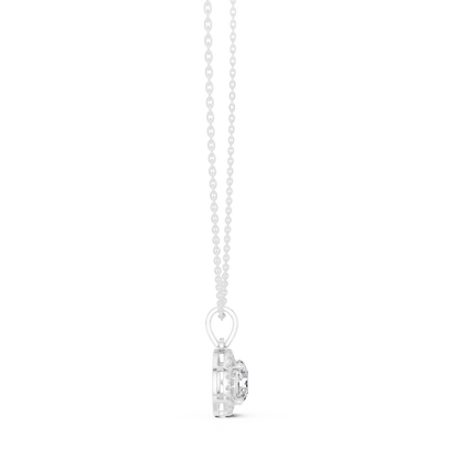 2.29 Ct Round Shape 14k Solid Gold Stunning Sparkling Diamond Pendant For Wedding Wear