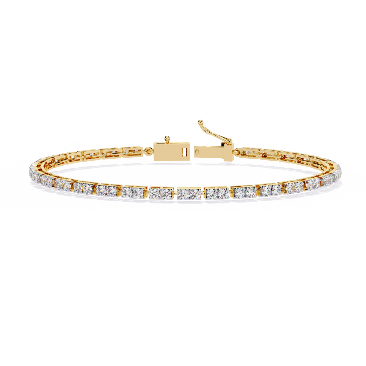 2.30Ct Round Cut Dimond Antique Delicate Minimalist Dainty Vintage Tannins Wedding Bracelet Gift For Women's - HIGHCARAT DIAMONDS