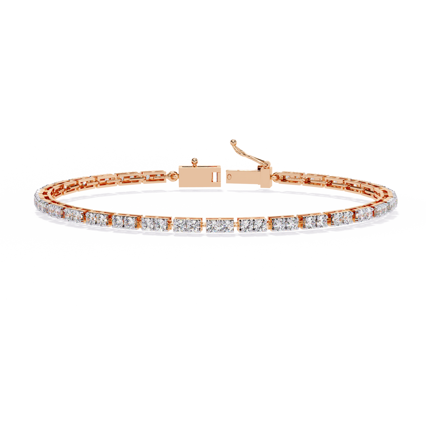 2.30Ct Round Cut Dimond Antique Delicate Minimalist Dainty Vintage Tannins Wedding Bracelet Gift For Women's - HIGHCARAT DIAMONDS
