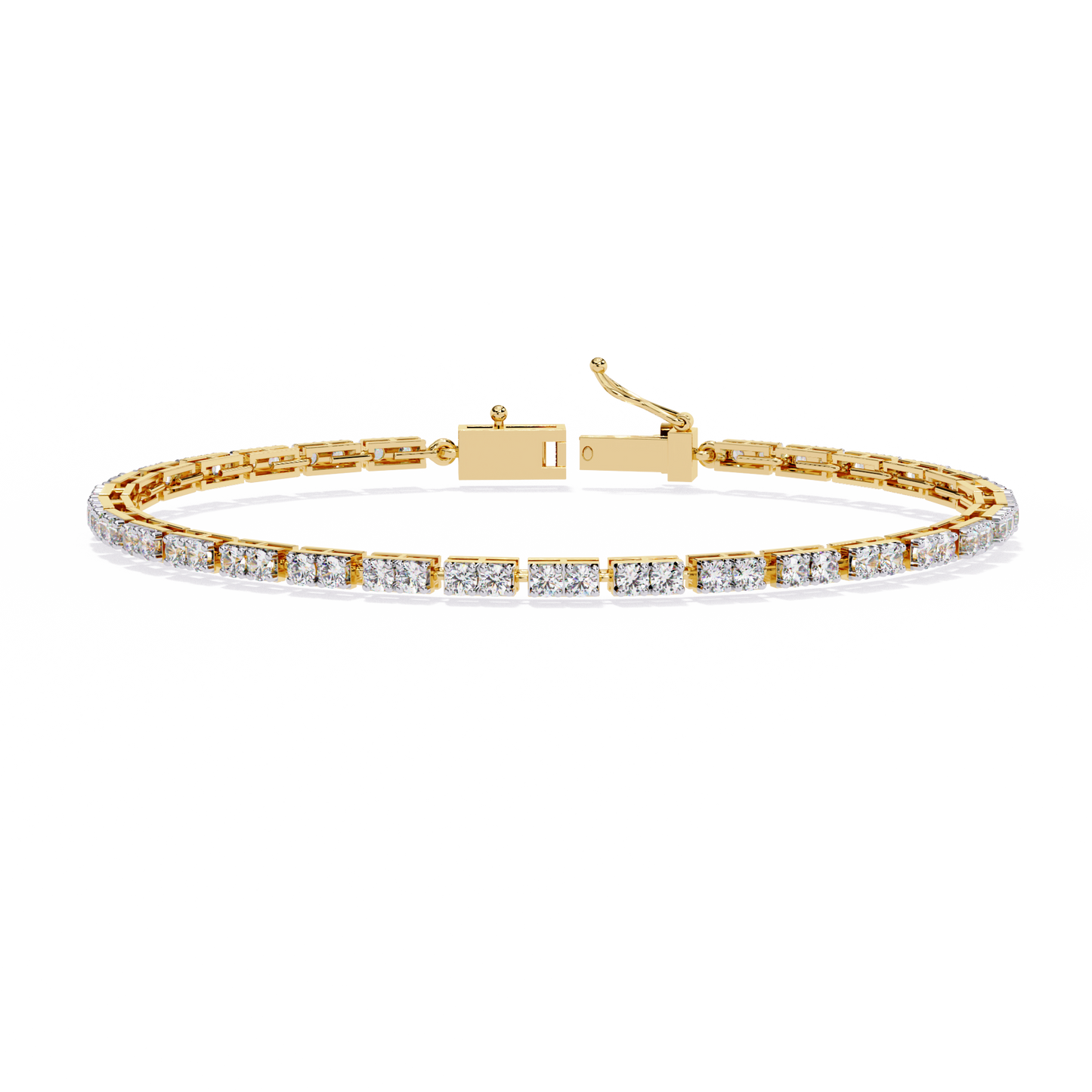 2.30Ct Round Cut Dimond Antique Delicate Minimalist Dainty Vintage Tannins Wedding Bracelet Gift For Women's - HIGHCARAT DIAMONDS