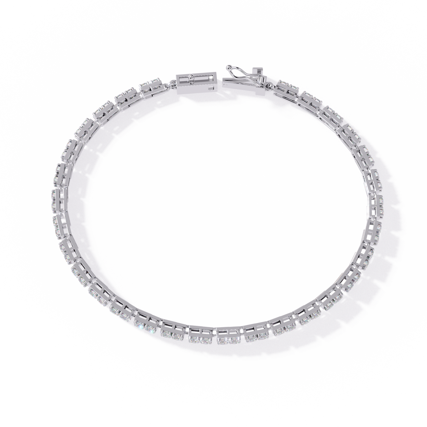 2.30Ct Round Cut Dimond Antique Delicate Minimalist Dainty Vintage Tannins Wedding Bracelet Gift For Women's - HIGHCARAT DIAMONDS