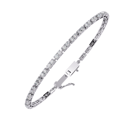 2.30Ct Round Cut Dimond Antique Delicate Minimalist Dainty Vintage Tannins Wedding Bracelet Gift For Women's - HIGHCARAT DIAMONDS