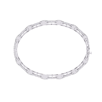 2.31Ct Round Cut Top Grade Diamond Delicate Vintage Elegant Stunning Timeless Bridesmaid Line Bracelet For Gift - HIGHCARAT DIAMONDS