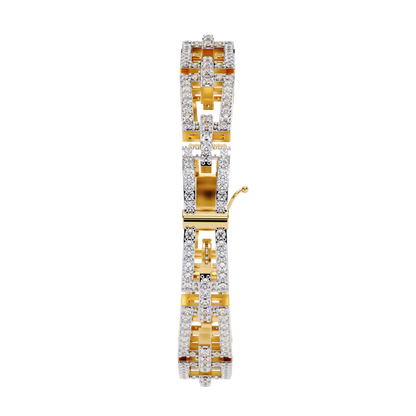 2.31Ct Round Cut Top Grade Diamond Delicate Vintage Elegant Stunning Timeless Bridesmaid Line Bracelet For Gift - HIGHCARAT DIAMONDS