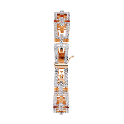 2.31Ct Round Cut Top Grade Diamond Delicate Vintage Elegant Stunning Timeless Bridesmaid Line Bracelet For Gift - HIGHCARAT DIAMONDS