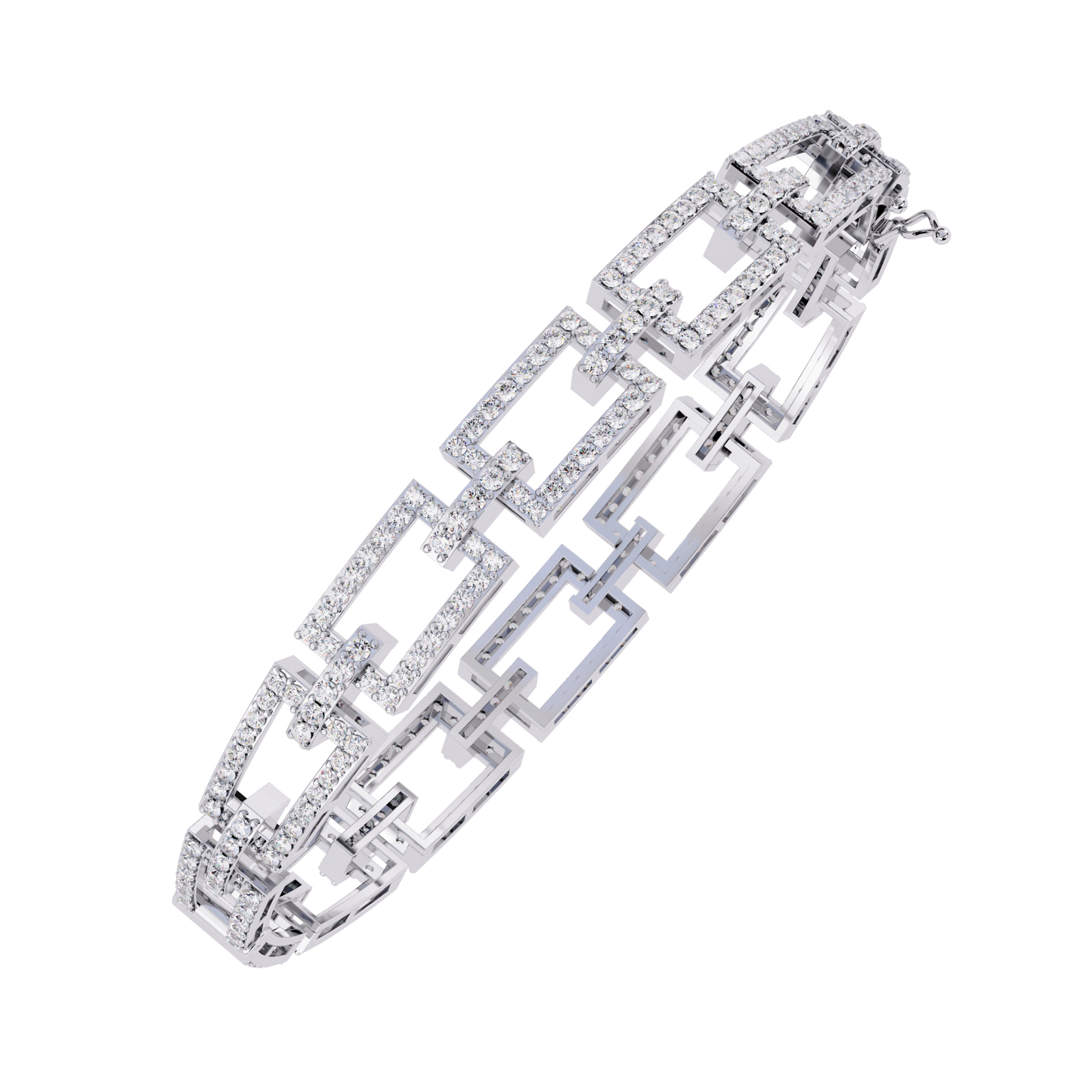 2.31Ct Round Cut Top Grade Diamond Delicate Vintage Elegant Stunning Timeless Bridesmaid Line Bracelet For Gift - HIGHCARAT DIAMONDS
